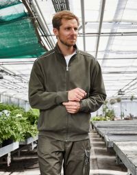 Mens Workwear Sweat Jacket Solid